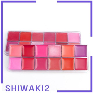 [Shiwaki2] พาเลทชิมเมอร์ เนื้อแมตต์ 12 สี สําหรับวัยรุ่น