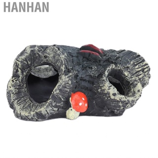 Hanhan Small Resin  Decoration  Decaying Trunk Non Toxic Flat Bottom Design