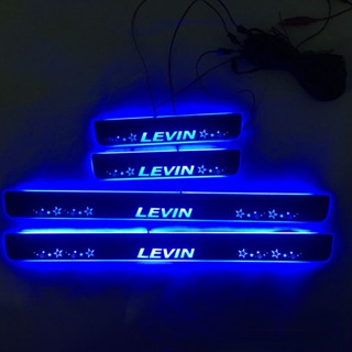 แผ่นกันรอยประตูรถยนต์ led สําหรับ Toyota Rayon LEVIN