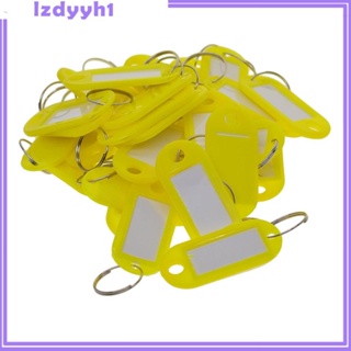 [JoyDIY] ป้ายแท็กชื่อ ID กุญแจ สีฟ้า สําหรับกระเป๋าเดินทาง 50 ชุด