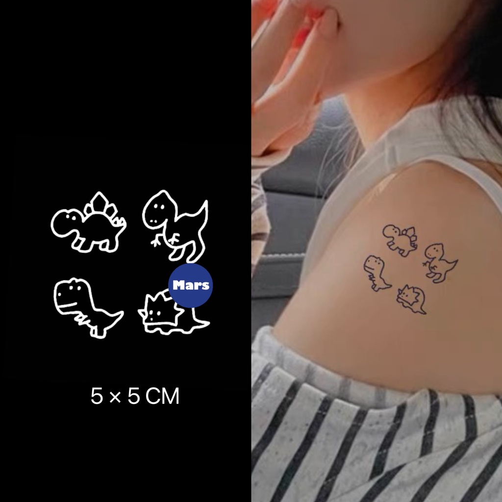 【Mars Tattoo】ใหม่ สติกเกอร์รอยสักชั่วคราว กึ่งถาวร 2 สัปดาห์ ติดทนนาน MNF171