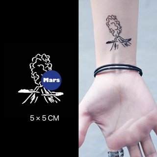 【Mars Tattoo】ใหม่ สติกเกอร์รอยสักชั่วคราว กึ่งถาวร 2 สัปดาห์ ติดทนนาน MNF174