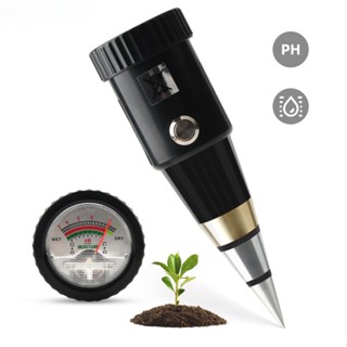 Soil Moisture PH Meter Sensor Probe 3 ~ 8ph เครื่องวัดความชื้นสำหรับปลูกสวน ไม่ต้องใช้แบตเตอรี่ เครื่องวัดดิน VT-05