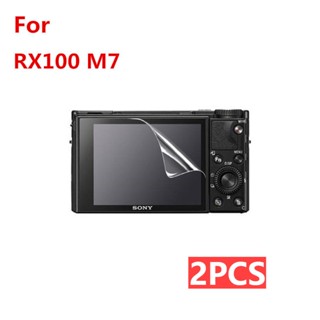 2 ชิ้น ฟิล์มกระจกนิรภัยกันรอยหน้าจอกล้อง สําหรับ For Sony RX100 M7