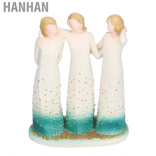 Hanhan Figure Statue  Durable Resin Ornament for Office Bedroom Living Room Friend