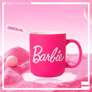 Miniso X Barbie ORI แก้วกาแฟเซรามิค ลายคริสต์มาสน่ารัก ขนาด 350 มล. ของขวัญ สําหรับหอพัก ออฟฟิศ