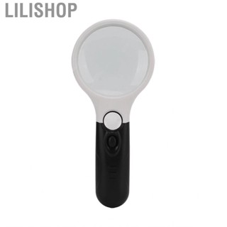 Lilishop Lighted Magnifying Glass  Light Acrylic Double Optical Lens With