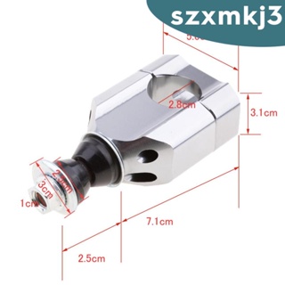 [Szxmkj3] อุปกรณ์เมาท์ขาตั้งอะลูมิเนียม CNC 7/8 นิ้ว 22 มม. 1 1/8 นิ้ว 28 มม. สําหรับรถมอเตอร์ไซค์ 2 ชิ้น