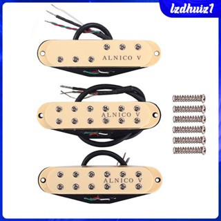 [Lzdhuiz1] Alnico V Humbucker Pickup Neck Middle Bridge สําหรับกีตาร์ไฟฟ้า 3 ชิ้น