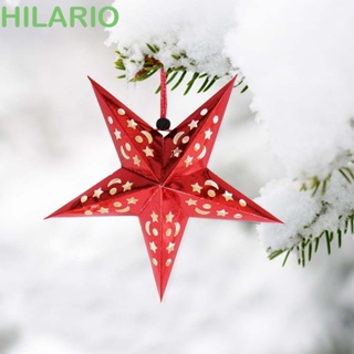 Hilario จี้โคมไฟ รูปดาว 3D DIY สําหรับตกแต่งบ้าน สวน คริสต์มาส งานแต่งงาน