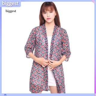 Bgt เสื้อคาร์ดิแกน ผ้าคลุมไหล่ พิมพ์ลายจุด ดอกไม้ ชายหาด ฤดูร้อน สําหรับผู้หญิง