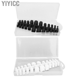 Yiyicc 240pcs Adhesive False Toe Nails DIY Full Cover Breathable Artificial Nail US