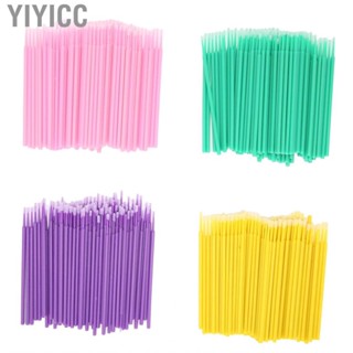 Yiyicc INSTOCK! 400pcs Bendable Micro Applicator Brushes Wands Supplies For