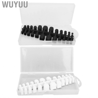 Wuyuu 240pcs Adhesive False Toe Nails DIY Full Cover Breathable Artificial Nail US