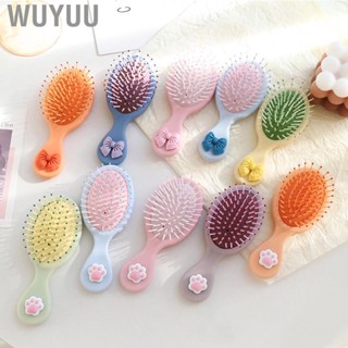 Wuyuu Detangler Brush Professional Small Paddle Detangling Comb for Long Thick Thin Curly Hair