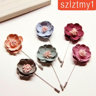 [szlztmy1] เข็มกลัด ลายดอกไม้ สําหรับทําเครื่องประดับ DIY 10 ชิ้น