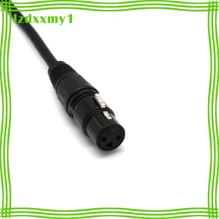 [ 5-pin Male to 3 Female XLR Turnaround DMX อะแดปเตอร์เชื่อมต่อสายเคเบิ้ล DIY