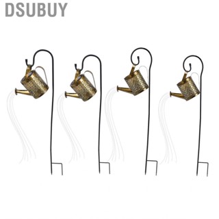 Dsubuy Watering Can String Light Solar Power Outdoor Garden Art Lamp Decoration