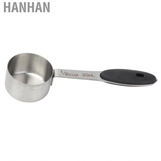 Hanhan 30ml Coffee Measuring Scoop 1/8 Cup Stainless Steel Tablespoon Large  GD