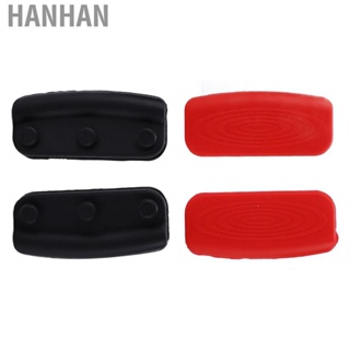 Hanhan 2PCS Silicone Pot Handle Holder Sleeve Heat Insulated Skillet Hot