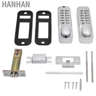 Hanhan Keyless Door Lock Durable Password Silver Mechanical For Shop Hotel