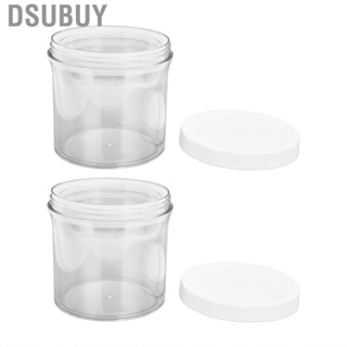 Dsubuy 2Pcs Vacuum Container Push Type Retractable Adjustable  Storage Box With