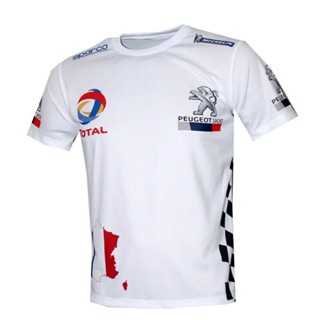 Peugeot เสื้อยืดกีฬา Camiseta Maglietta Racing Tuning Travel Outdoor Men 5