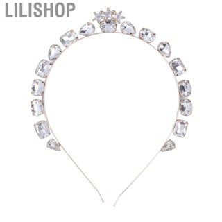 Lilishop Rhinestone Headband Good Flexibility Exquisite Stylish Hairband Hair Accessorie