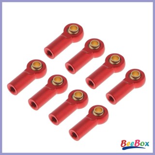 [Szgqmyyx2] ข้อต่อก้านเชื่อม อลูมิเนียม M3 สีดํา สําหรับรถบังคับ 1/10 8 ชิ้น