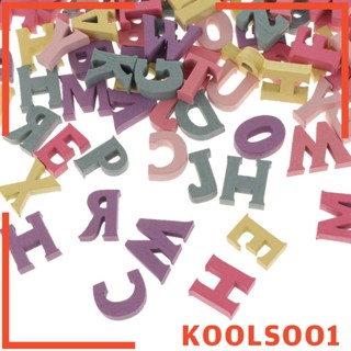 [Koolsoo1] ชุดตัวอักษรไม้ หลากสี สําหรับตกแต่งบ้าน