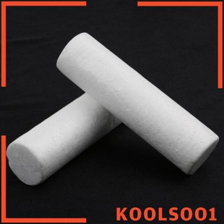 [Koolsoo1] เสาโฟมโพลีสไตรีน ทรงกระบอก ขนาด 12 ซม. สีขาว สําหรับทํางานฝีมือ diy 10 ชิ้น