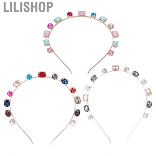 Lilishop Rhinestone Headband  Bridal Sturdy Durable for Wedding Parties