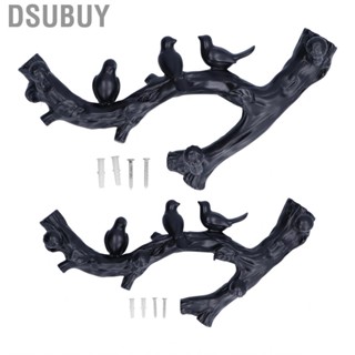 Dsubuy Rack Resin Bird Tree Branch Hat Hanger Key Towel  Hook Wall Mounted Decor