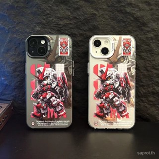 เคสโทรศัพท์มือถือแบบแข็ง กันกระแทก ลาย Mecha Gundam สําหรับ iPhone 11 pro max 12 pro max 13 pro max 14 pro max 14plus xr x xs max