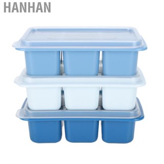 Hanhan Ice Cubes Mold Maker 3Pcs With Sealing Cover For Kitchen Bar