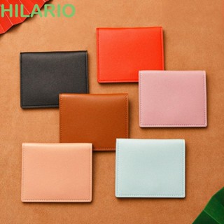 Hilario กระเป๋าคลัทช์ ใบสั้น หนัง PU บางมาก ใส่เหรียญได้ สีพื้น ออกแบบดี แฟชั่นสําหรับผู้หญิง