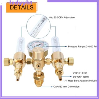 [JoyDIY] อะไหล่ตัวควบคุมการไหลของอาร์กอน เอาท์พุตคู่ อินเล็ต 0-60CFH 5/8 อะไหล่สํารอง