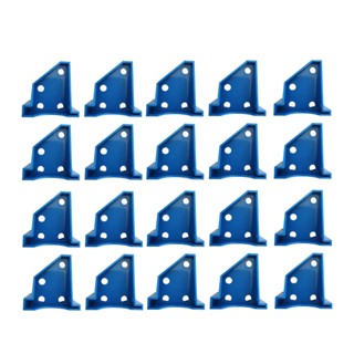 20pcs Home ABS Installation Mini Double End Wood Floor 1/4inch 1/2inch Laminate Tool Special Triangle Flooring Spacer