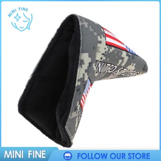 [ Premium USA American National Blade Putter Head Cover, Headcover Protector Bag With Closure