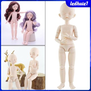 [Lzdhuiz1] ตัวตุ๊กตา BJD 1/6 พร้อมหัว ขนาด 28 มม. สําหรับฝึกแต่งหน้า DIY