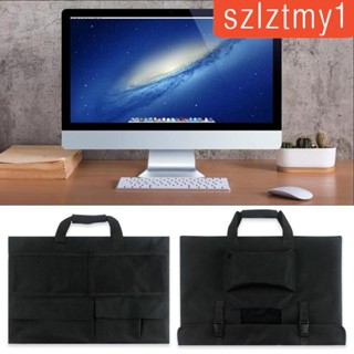 [szlztmy1] กระเป๋าเคสใส่คอมพิวเตอร์ หน้าจอ 24 นิ้ว มีหลายช่อง สําหรับเดินทาง