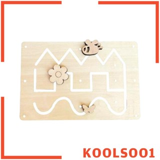 [Koolsoo1] บอร์ดไม้ Montessori อุปกรณ์เสริมการเรียนรู้ DIY