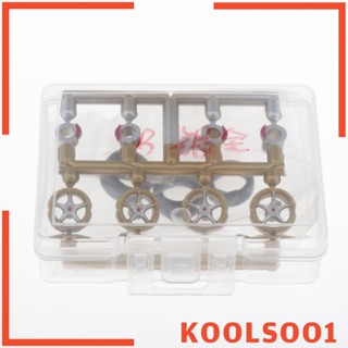 [Koolsoo1] ขอบล้ออัลลอย สเกล 1/64 และยาง สําหรับรถบังคับวิทยุ