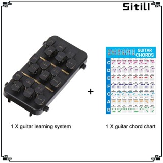 [ขาตั้ง] แผนภูมิกีตาร์อะคูสติก ระบบการเรียนรู้ ของขวัญ สําหรับผู้เริ่มต้นฝึกเล่นกีตาร์อะคูสติก