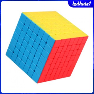 [Lzdhuiz1] ของเล่นจิ๊กซอว์ปริศนา 7x7x7 ยืดหยุ่น สีดํา 1 ชิ้น