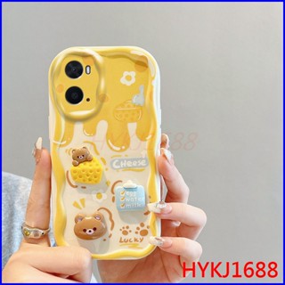 เคส Oppo A96 เคส Oppo A76 เคสโทรศัพท์มือถือ ซิลิโคนนิ่ม tpu ลายตุ๊กตาครีม 3D สําหรับ NYGZ