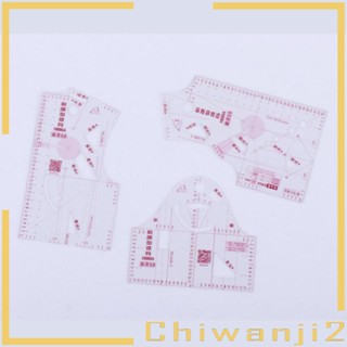 [Chiwanji2] ไม้บรรทัดแม่แบบ แบบใส 1:5 สําหรับออกแบบเสื้อผ้า