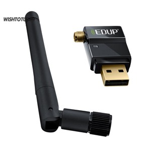 ☼Wt EDUP EP-AC1635 80211ac อะแดปเตอร์รับสัญญาณ WiFi USB ไร้สาย 600Mbps 24GHz 58GHz