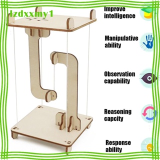 ของเล่นไม้ รูปอาคารแรงโน้มถ่วง DIY สําหรับเด็กอายุ 6-12 ปี