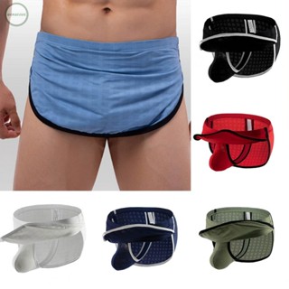 GORGEOUS~Men Underwear Nylon Pouch Size M~2XL Thong Trunks Underpants Breathable